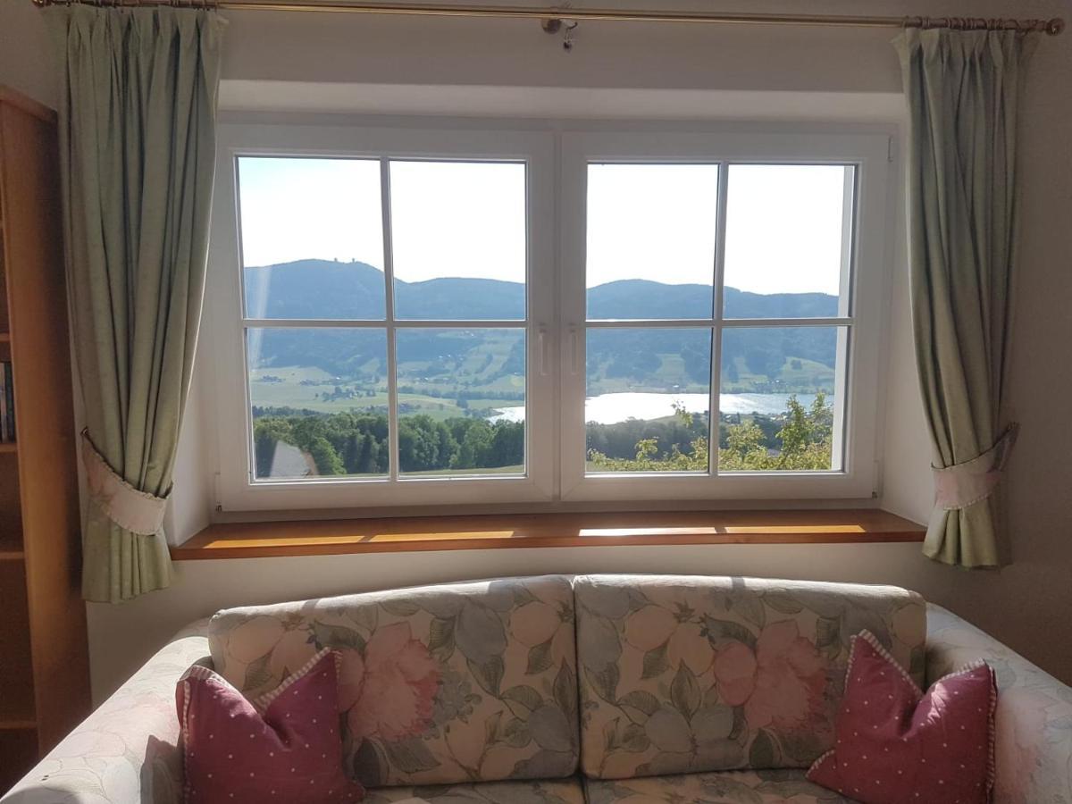 Wunderschoene Ferienwohnung Mit Seeblick Zell am Moos Dış mekan fotoğraf