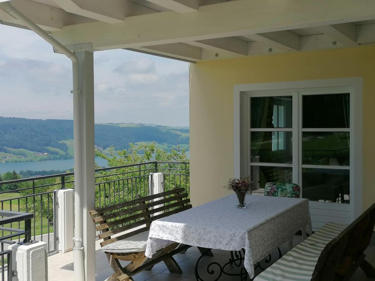 Wunderschoene Ferienwohnung Mit Seeblick Zell am Moos Dış mekan fotoğraf
